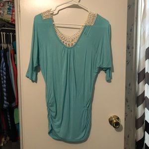 Tee length top